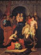 Rosso Fiorentino Madonna Enthrouned with Ten Saints Sweden oil painting artist